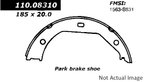 Centric 111.08310 Parking Brake Shoe - Rear - view 1