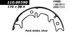 Centric 111.08590 Parking Brake Shoe - Rear - view 5