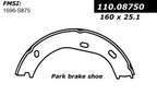 Centric 111.08750 Parking Brake Shoe - Rear - view 3