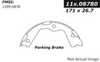Centric 111.08780 Parking Brake Shoe - Rear - view 1