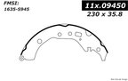 Centric 111.09450 Drum Brake Shoe - Rear - view 1