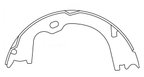 Centric 111.09620 Parking Brake Shoe - Rear - view 3