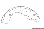 Centric 111.10490 Drum Brake Shoe - Rear - view 3