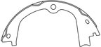 Centric 111.10580 Parking Brake Shoe - Rear - view 5