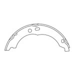 Centric 111.10670 Parking Brake Shoe - Rear - view 5