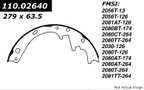 Centric 112.02640 Drum Brake Shoe - Front or Rear - view 1