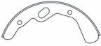 Centric 112.08340 Drum Brake Shoe - Front - view 4