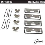 Centric 117.63003 Disc Brake Hardware Kit - Front or Rear - view 1