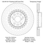 Centric 120.44154 Disc Brake Rotor - Front Left - view 7