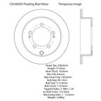 Centric 120.46050 Disc Brake Rotor - Rear - view 7