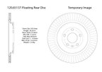 Centric 120.65137 Disc Brake Rotor - Rear - view 6