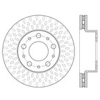 Centric 120.67076 Disc Brake Rotor - Front - view 7