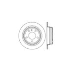Centric 121.34016 Disc Brake Rotor - Rear - view 7
