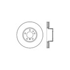 Centric 121.34031 Disc Brake Rotor - Front - view 7