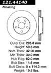Centric 121.44140 Disc Brake Rotor - Front Left - view 6