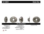 Centric 121.50031 Disc Brake Rotor - Rear - view 5