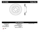 Centric 121.51048 Disc Brake Rotor - Front - view 6