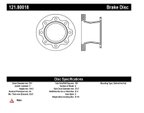Centric 121.80018 Disc Brake Rotor - Front - view 6