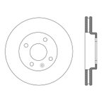 Centric 121.99091 Disc Brake Rotor - Front - view 6