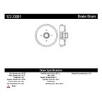 Centric 122.33001 Brake Drum - Rear - view 8