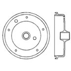 Centric 122.33003 Brake Drum - Rear - view 7