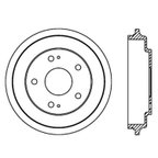 Centric 122.40017 Brake Drum - Rear - view 8
