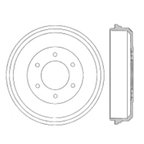 Centric 122.43005 Brake Drum - Rear - view 8