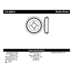 Centric 123.40014 Brake Drum - Rear - view 8