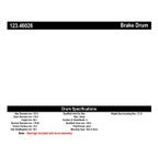 Centric 123.46026 Brake Drum - Rear - view 6