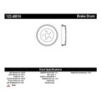 Centric 123.48016 Brake Drum - Rear - view 6