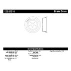 Centric 123.61010 Brake Drum - Front or Rear - view 6