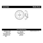 Centric 123.61043 Brake Drum - Rear - view 8