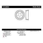 Centric 123.62024 Brake Drum - Rear - view 8