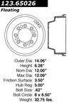 Centric 123.65026 Brake Drum - Rear - view 7