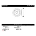 Centric 123.65034 Brake Drum - Rear - view 6