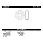 Centric 123.66027 Brake Drum - Front or Rear - view 7