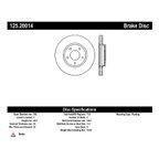 Centric 125.20014 Disc Brake Rotor - Front - view 7
