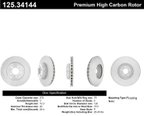 Centric 125.34144 Disc Brake Rotor - Front - view 5