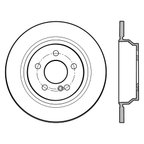 Centric 125.35098 Disc Brake Rotor - Rear - view 6