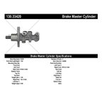 Centric 130.33420 Brake Master Cylinder - view 8