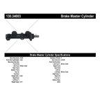 Centric 130.34003 Brake Master Cylinder - view 8
