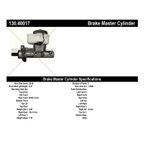 Centric 130.40017 Brake Master Cylinder - view 8