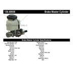 Centric 130.40058 Brake Master Cylinder - view 8