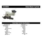 Centric 130.40059 Brake Master Cylinder - view 8
