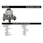 Centric 130.42214 Brake Master Cylinder - view 8
