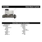 Centric 130.42306 Brake Master Cylinder - view 8
