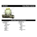 Centric 130.42321 Brake Master Cylinder - view 8