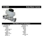 Centric 130.42609 Brake Master Cylinder - view 8