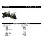 Centric 130.43007 Brake Master Cylinder - view 8