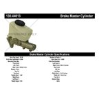 Centric 130.44013 Brake Master Cylinder - view 3
